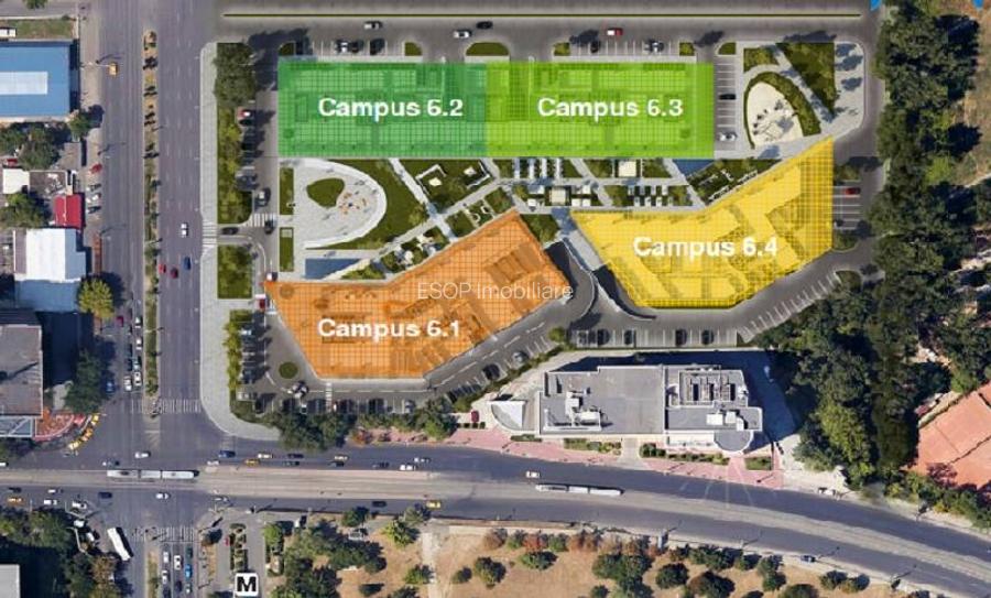 Campus 6.4, Grozavesti, 500 - 22232 mp  0% comision! - 5