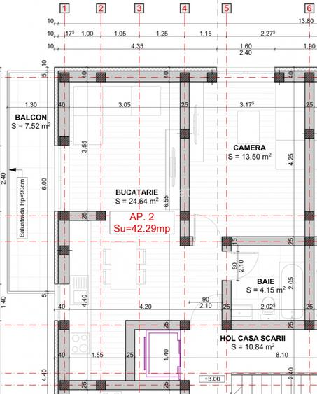 BLOC CU LIFT, APARTAMENTE CU 2 CAMERE, ZONA ESSO - 7