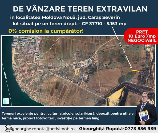 Terenuri Extravilan Moldova Noua – Parcelabile - 4