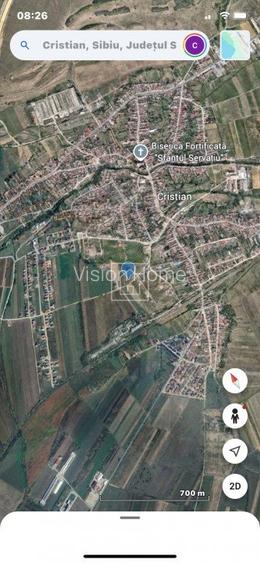 Teren intravilan in Cristian pentru ansamblu locuinte - 5