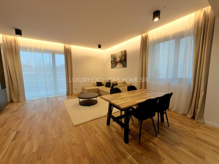 Pipera bloc nou  cu grădină mobilat complet - 6