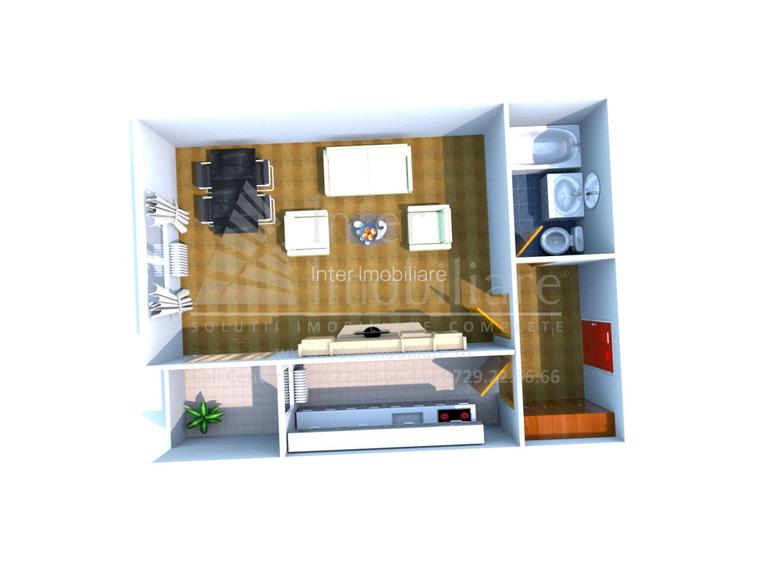 Apartament cu 1 camera bloc nou Nicolina-Supermarket Lidl Cod 151256 - 4