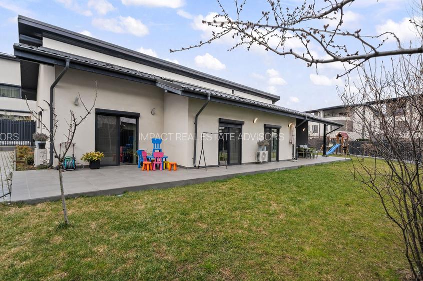 Vila pe parter cu 5 camere  | 655 mp teren | dotata cu panouri solare - 2