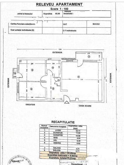 Apartament cu 3 camere de vânzare în zona Stefan cel Mare - 20