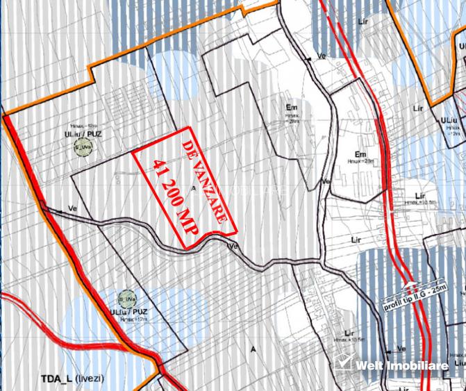 De vanzare 4 ha teren intravilan invecinat cu proiect imobiliar pentru 226 case - 7