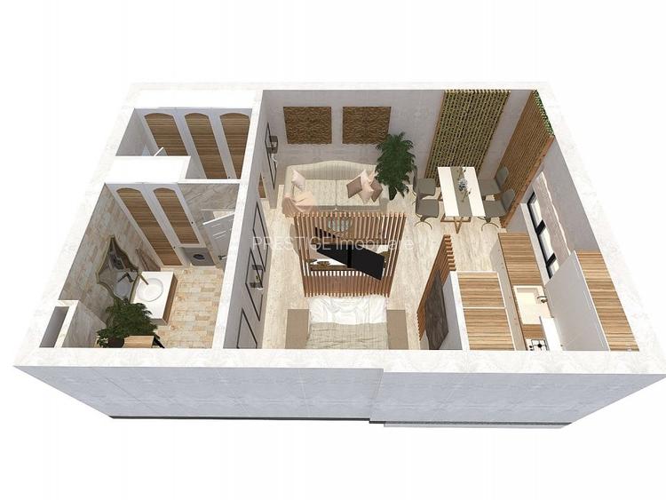 Apartament nou cu 2 camere de vanzare in Complexul Brubus -Santandrei - 11