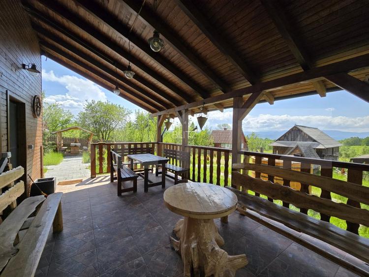 Cabana lemn cu 4 dormitoare, 120mp, teren intravilan de 1250mp - 5