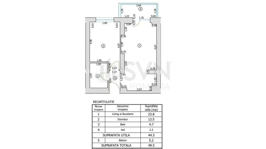 REA1026361 Apartament 2 camere I Cortina North - Faza 3 I Disponibil imediat - 9