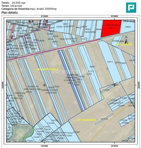 Teren de vanzare 28100 mp în Ciorogarla, Ilfov - 5