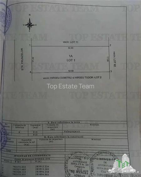 TEREN INTRAVILAN 910 MP TUZLA - 2