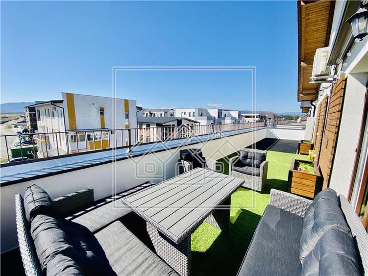 Penthouse de vanzare in Sibiu- mobilat si utilat - cu terasa de 40 mp - 12