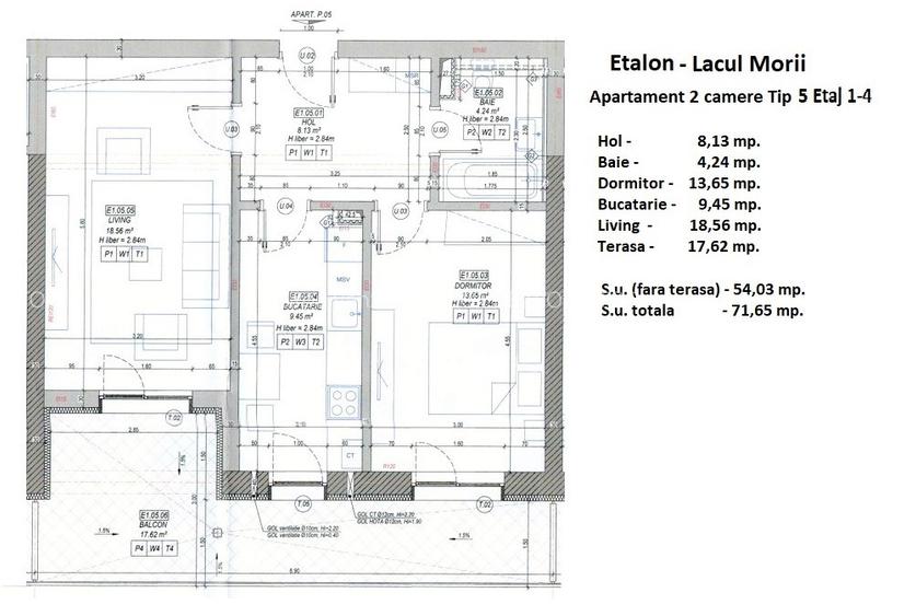Apartament 2 camere,centrala proprie,zona Promenada Lacului Morii,TVA inclus! - 27