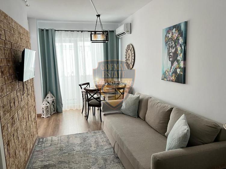 Garsoniera ICIL 40 mp, bloc nou, complet mobilat, centrala gaze, A/C, etaj 4/5 - 4