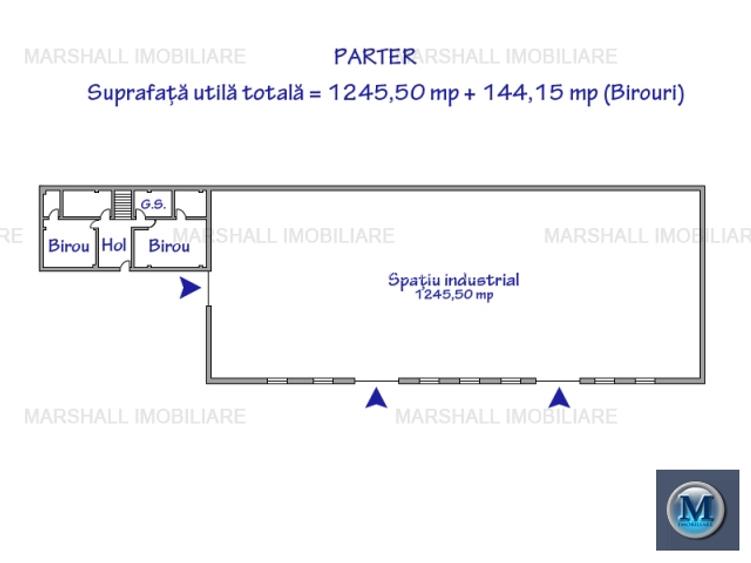 Spatiu industrial de inchiriat, zona Exterior Vest, 1500 mp #16483 - 14