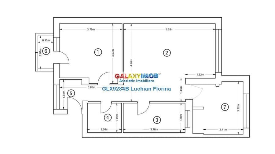 Apartament 2 camere + birou, curte proprie, parcare I Giulesti - 2