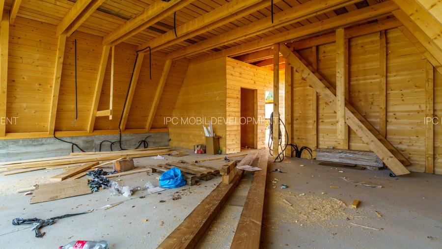 Cabana A-Frame semifinisată în Smida – 115 mp utili, teren 700 mp - 6