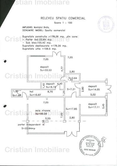Spatiu comercial, zona Radu Negru, 160 mp, pretabil orice tip de activitate - 10