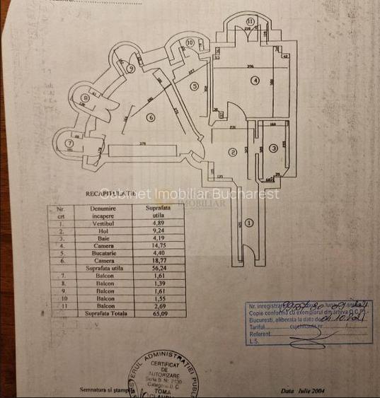 2 camere I Calea Victoriei I Etaj intermediar I Decomandat - 14