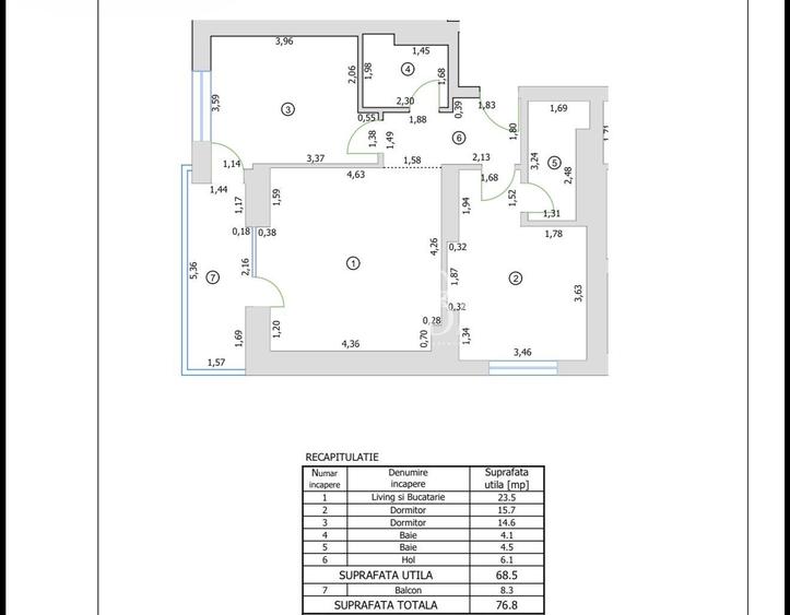 | 3 camere | Cortina North | - 1