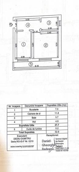 Apartament 1 camera 28 mp Rediu loc de parcare inclus - 5