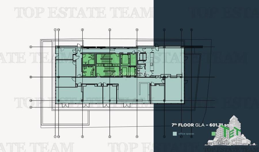 Spatiu de Birouri de 739 mp in Zona Dorobanti Romana - 2