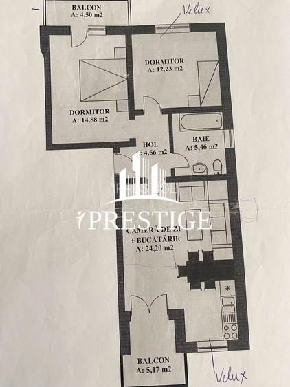 APARTAMENT 3 CAMERE ȘELIMBĂR ,TRIAJULUI, 2 BALCOANE, POD, PARCARE - 1