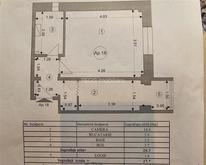 Garsoniera Decomandata Astra cu loc parcare - 8