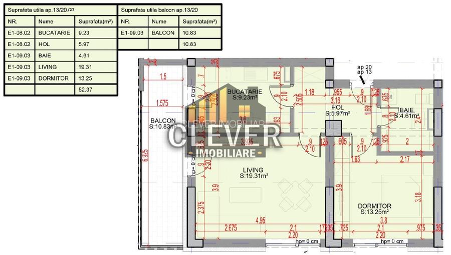 Ap 2 camere decomandat 63mp, balcon generos, Direct Dezvoltator - Pallady - 2
