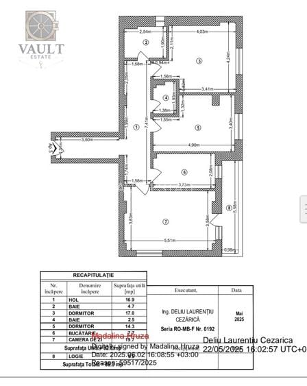Apartament 3 camere - Bloc Nou - Theodor Pallady - 20