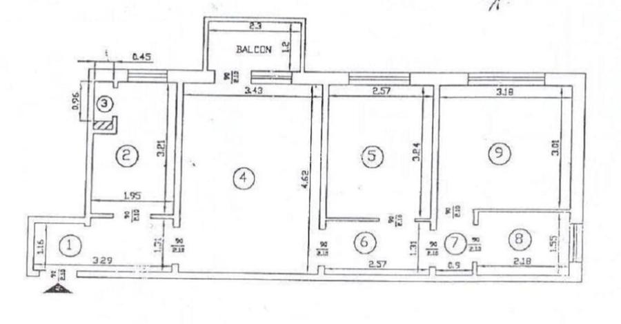 Etaj 2 - Alexandru - Zimbru - apartament 3 camere - mobilat - geam la baie - 9