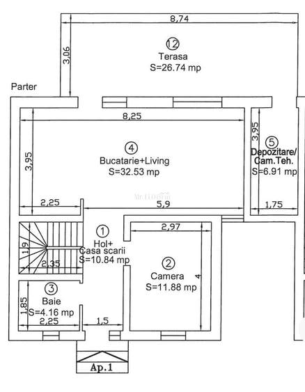 Casă duplex SMART de vânzare – complet mobilată - Cartier Europa - 3