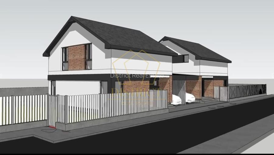 Duplex cu 4 camere, despărțit prin camera tehnica  | Mosnita Veche - 2