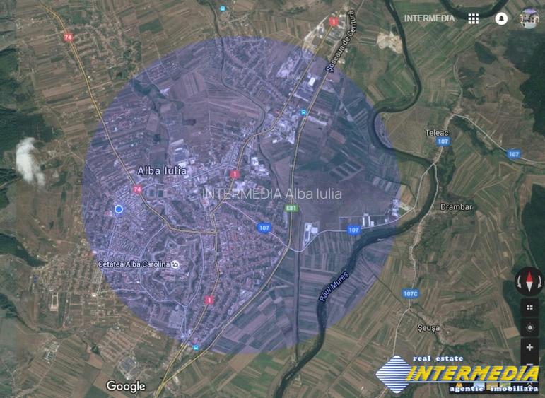 TEREN Intravilan 4100 mp  D=36 m CETATE Dealul Furcilor cu toate utilitatiile. - 3