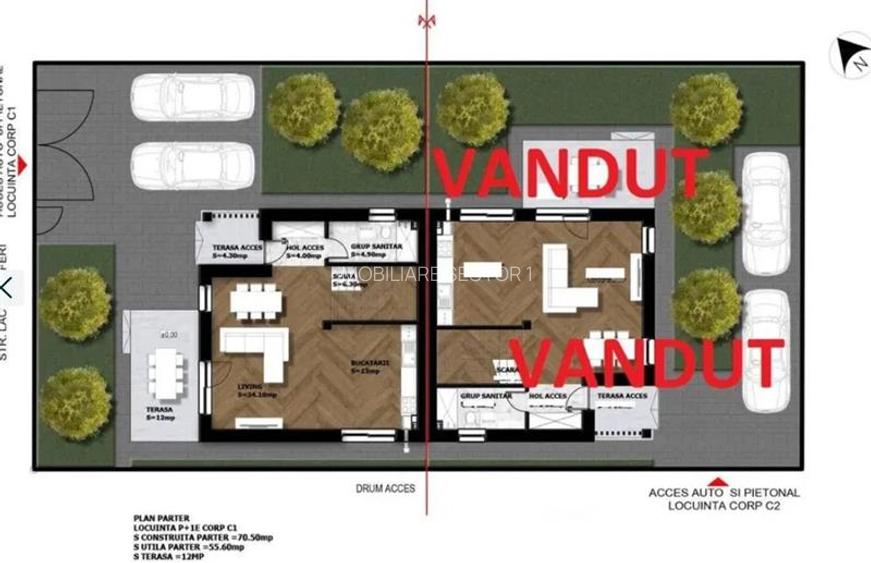 Vila de vanzare P+1 in proximitatea Parcului Dendrologic Chitila si a Padurii Mo - 5