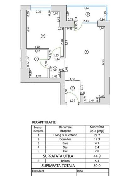 Vanzare apartament 2 camere, Cortina North, loc de parcare - 10