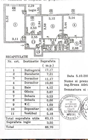 Socului-Cernauti-Apartament de 3 camere cu centrala termica proprie - 9