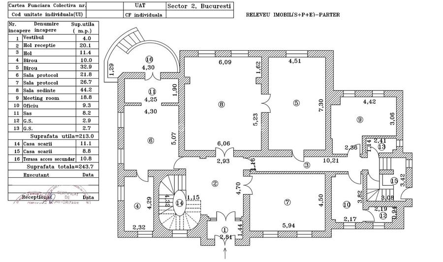 Vila 626 mp utili parcare Gradina Icoanei Dacia - 14