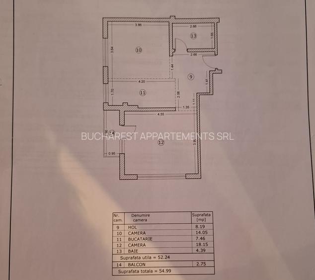 Apartament 2 camere de vanzare Prelungirea Ghencea - 19