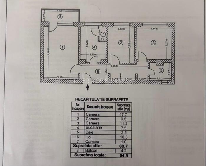 Vanzare apartament 3 camere Drumul Taberei Raul Doamnei - 10