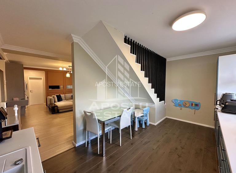 Penthouse 4 camere de vanzare, 2 bai complet mobilat si utilat - Giroc - 9