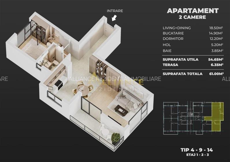 Ame Residence Exclusivitate  Proiect nou ap 2 si 3 camere - 7