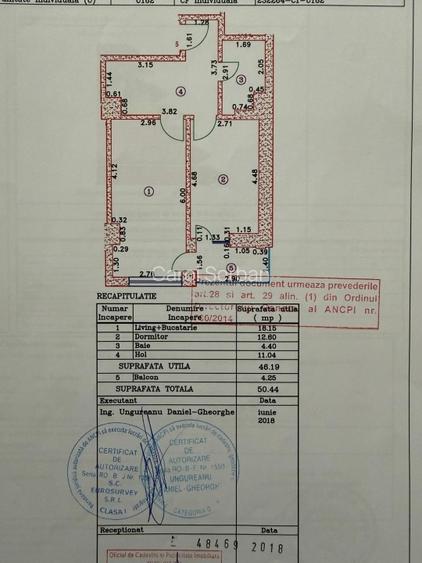Ap 2 camere | Novum Invest C6 | 50 mp | Renovat | Complet mobilat | Fără agenție - 16
