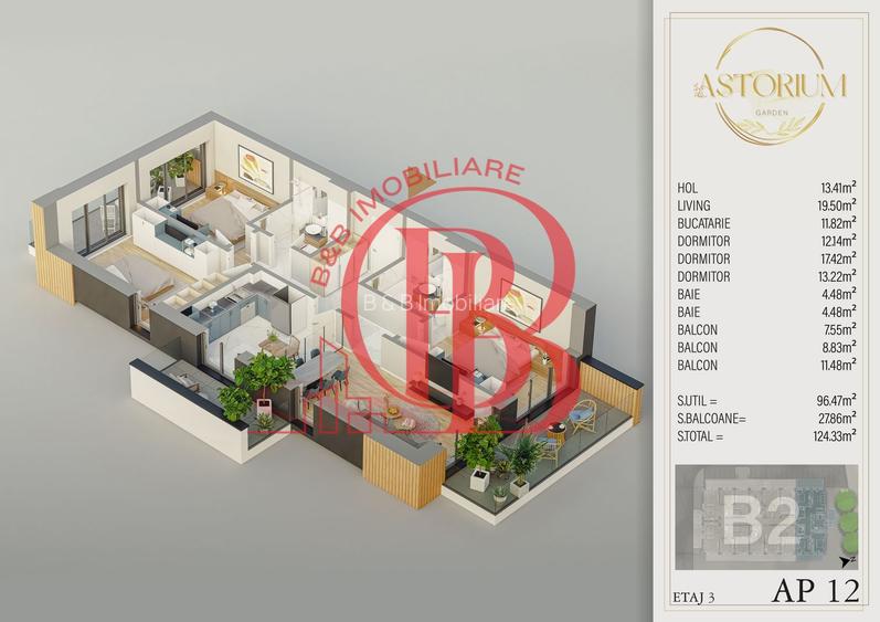 4 camere finalizat Complex Premium-piscina - pista alergare in incinta - 1