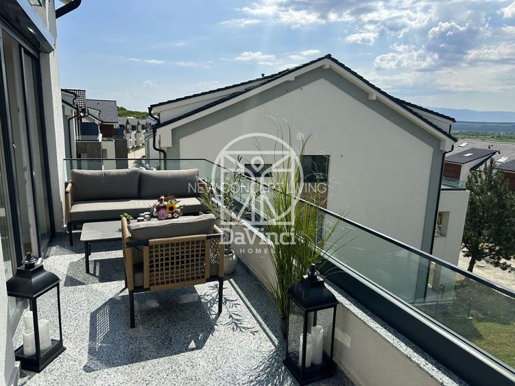 Penthouse 3 camere, intabulat, finisat la cheie, contoare montate - 6