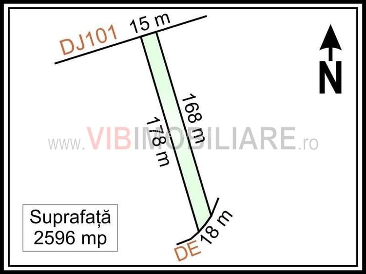 Balotesti - Caciulati, teren intravilan, suprafata 2.596 mp - 6