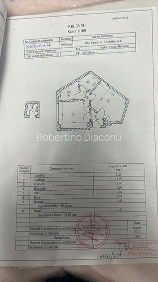 PROPRIERTAR INCHIRIEZ ap. 2 CAM, (parter inalt) str.ARMENEASCA colț cu Bd.CAROL - 14