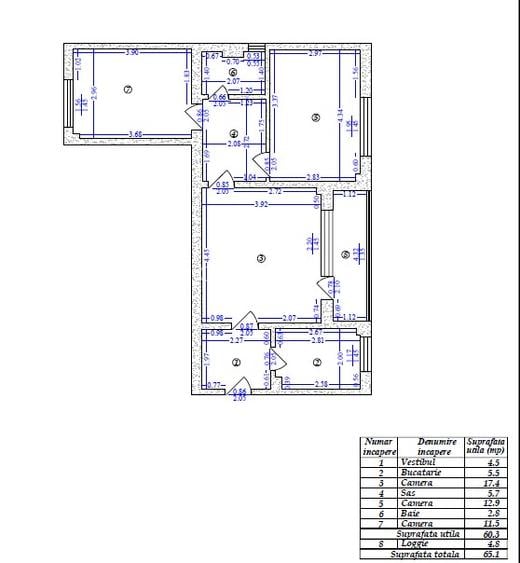 Obor (Masina de Paine) , 3 camere, parter, balcon, boxa - 14