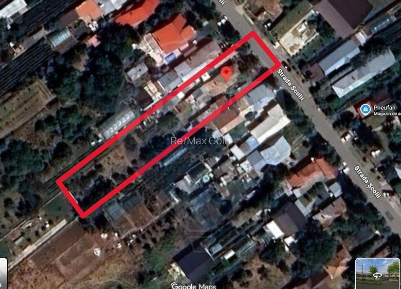 Teren intravilan 1,189mp Buftea - constructii si livada/ Strada Scolii - 2
