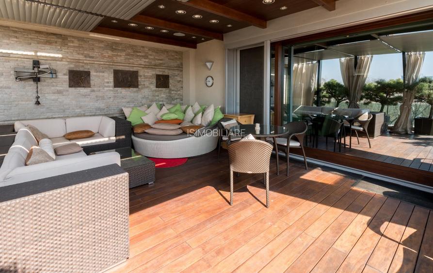 Penthouse parc Herastrau sos Nordului + 400 mp curte cu piscina - 2