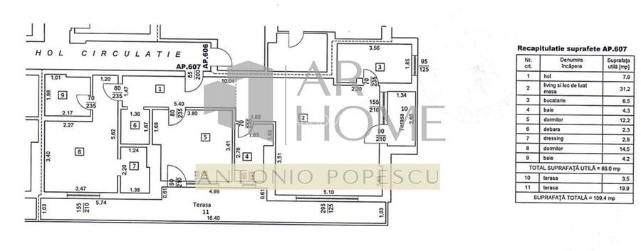 Apartament 3 camere, parcare subterana, Ploiesti, Parcul Mihai Viteazu - 19